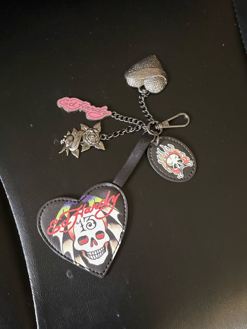 Ed Hardy Key chain or bag charm!!!!